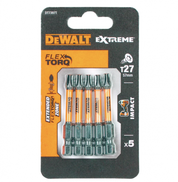 Биты T27х57 мм, 5 шт. DEWALT DT7397T (DT7397T-QZ)