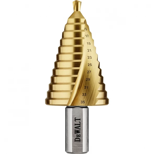 Сверло ступенчатое по металлу DEWALT DT90247, 5-35 мм, 1 шт. 