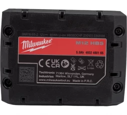 Аккумулятор M12 HB5 (12В; 5.0 А/ч; Li-ion) Milwaukee 