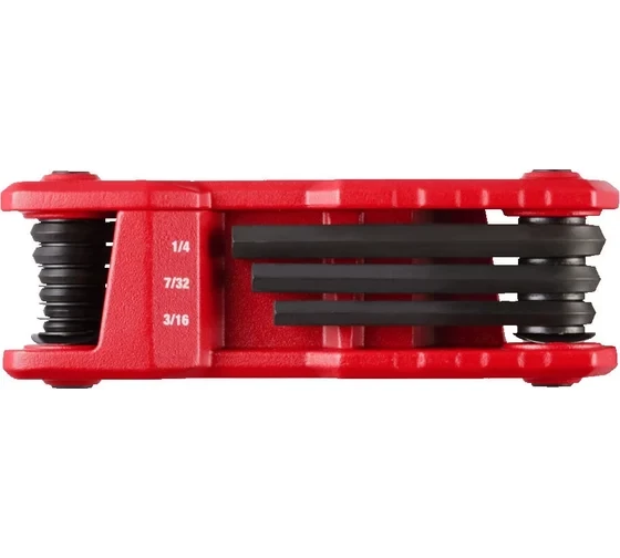 Набор из 9 складных HEX ключей Milwaukee дюймовых (5/64-1/4) 