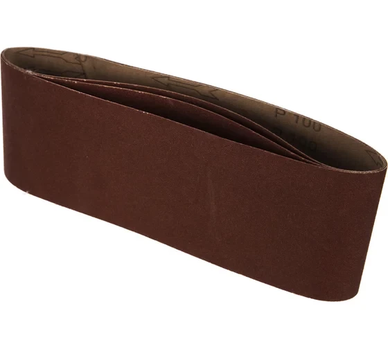 Лента шлифовальная на тканевой основе (3 шт; 100х610 мм; P100) Elitech 1110.005100