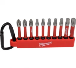 Набор бит Milwaukee, с карабином, 10 шт