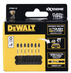 Бита DEWALT PZ2, 57 мм, 7 шт DT70821-QZ