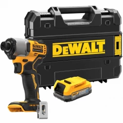  Шуруповерт аккумуляторный DEWALT DCF840E1T, 18 В, 192 Нм, 4200 уд/мин, с АКБ 1.7 Ач, без ЗУ, в кейсе TSTAK (DCF840E1T-XJ)