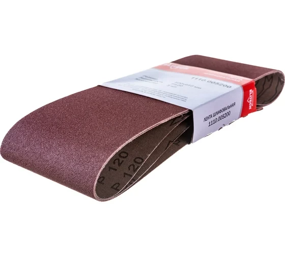 Лента шлифовальная на тканевой основе (3 шт; 100х610 мм; P120) Elitech 1110.005200