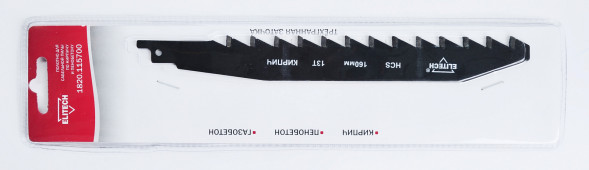 Полотно пильное для сабельной пилы HCS 215х25.4х1.6х13Т Elitech 1820.115700