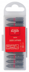 Бита PZ1, 25 мм, 10 шт Elitech 1820.147600