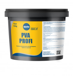 Профессиональный клей для дерева, бумаги и картона Kesto Pva profi, 15 кг