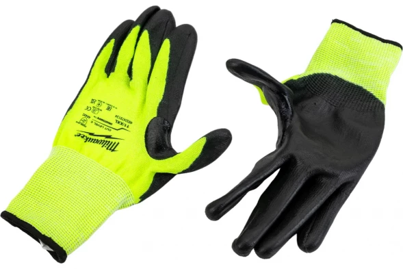 Сигнальные перчатки с уровнем сопротивления порезам 3 Milwaukee 11/XXL