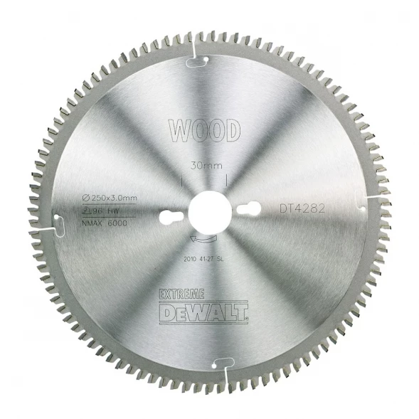 Пильный диск DEWALT EXTREME WORKSHOP DT4282, 250/30 мм.