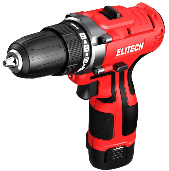 Дрель аккумуляторная Elitech ДА 12Л2 (E2201.043.01) 