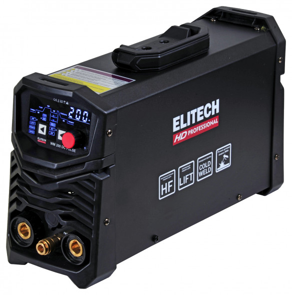 Инверторный сварочный аппарат Elitech HD WM 200 DC Pulse
