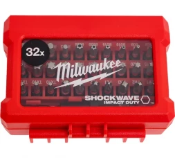 Набор бит Milwaukee SHOCKWAVE, ударные, 32 шт