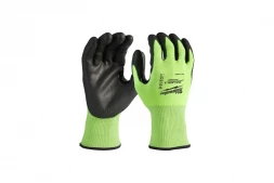 Сигнальные перчатки Milwaukee с уровнем сопротивления порезам 3, размер S/7