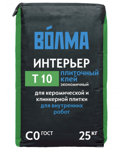 Клей для плитки Волма Интерьер, 25 кг