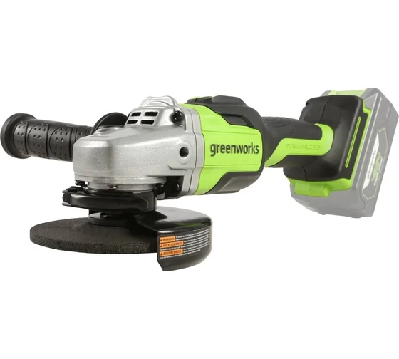 Углошлифовальная машина аккумуляторная Greenworks GD24AGK4 24V c 1хАКБ 4 Ач и ЗУ