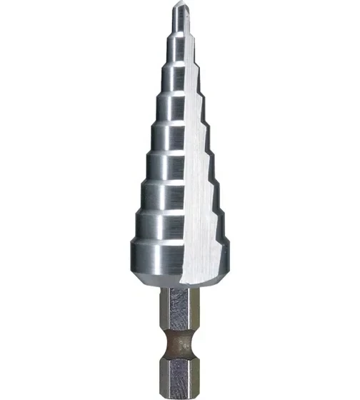 Сверло ступенчатое по металлу  Makita D-40082 (9 ступеней; 4-12 мм; HSS)