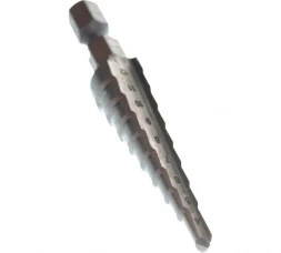 Сверло ступенчатое по металлу  Makita D-40082 (9 ступеней; 4-12 мм; HSS)