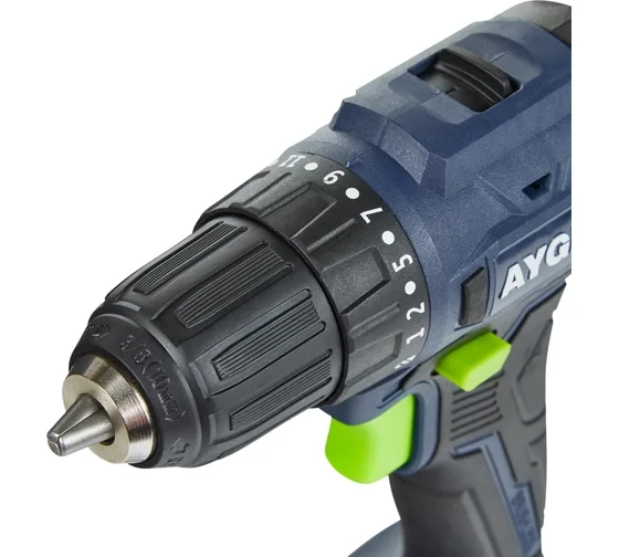 Дрель-шуруповерт аккумуляторный бесщеточный AYGER AP18BLM