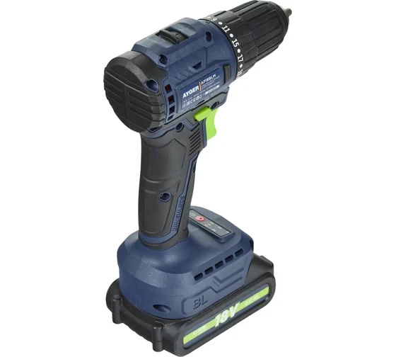 Дрель-шуруповерт аккумуляторный бесщеточный AYGER AP18BLM