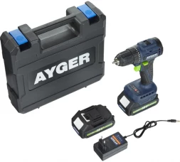 Дрель-шуруповерт аккумуляторный бесщеточный AYGER AP18BLM