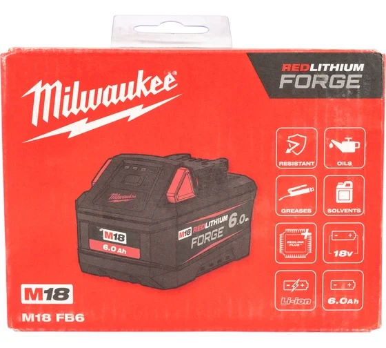 Аккумулятор Milwaukee M18 FB6 FORGE