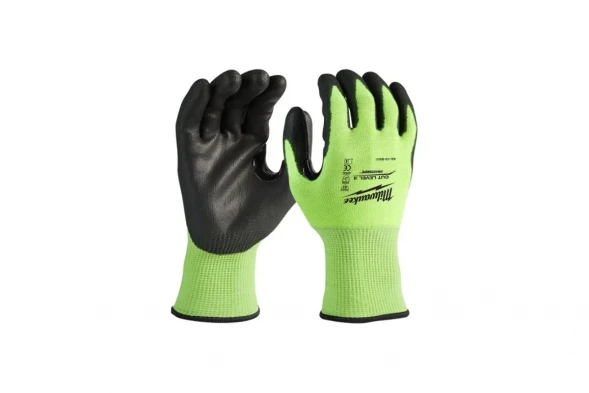 Сигнальные перчатки с уровнем сопротивления порезам 3 Milwaukee 8/M 