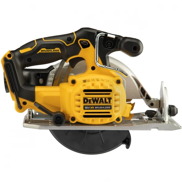  Дисковая пила аккумуляторная DEWALT DCS565P2, 18 В, 165 мм, 4950 об/мин, с 2 АКБ 5 Ач и ЗУ, в кейсе TSTAK (DCS565P2-QW)