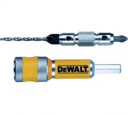 Быстросменный узел DEWALT DT7601, хвостовик, бита PZ2, пилотное сверло с зенкером для шурупов толщиной 4 мм, Flip&amp;amp;Drive DT7601-XJ