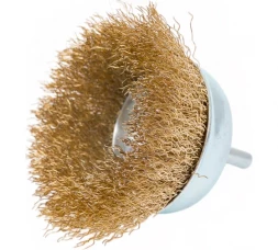 Щетка чашечная для дрели (75 мм; волнистая 0.35 мм) Elitech 1820.076200