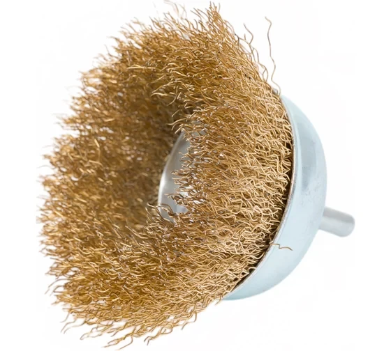 Щетка чашечная для дрели (75 мм; волнистая 0.35 мм) Elitech 1820.076200