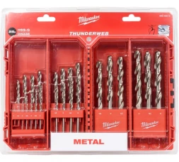 Сверла по металлу Milwaukee THUNDERWEB HSS-G набор 25 ед. (1-13 мм) GEN III 