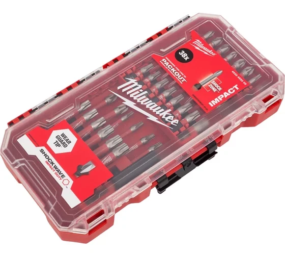 Набор бит Milwaukee SHOCKWAVE, 38 предметов 