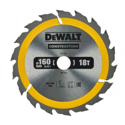 Диск пильный по дереву DEWALT CONSTRUCTION DT1931, 160х20х1.5 мм