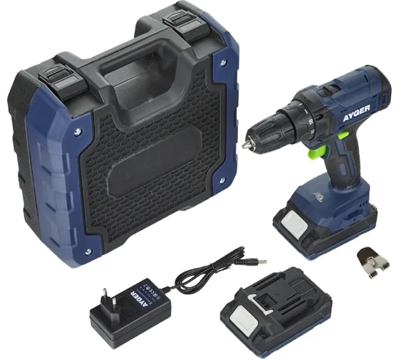 Дрель-шуруповерт аккумуляторная AYGER AP18M