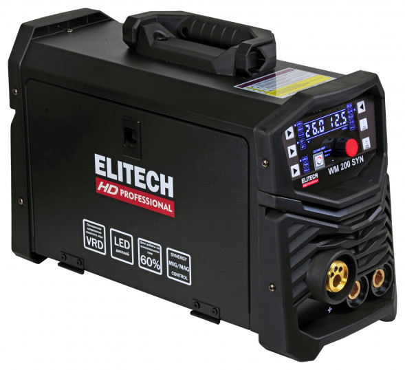 Инверторный сварочный аппарат Elitech HD WM 200 SYN