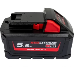 Аккумулятор M18 HB5.5 (Li-ion, 18 В, 5.5 Ач) Milwaukee 