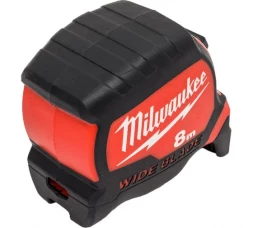 Рулетка Премиум с широким полотном Milwaukee, 8мх33мм