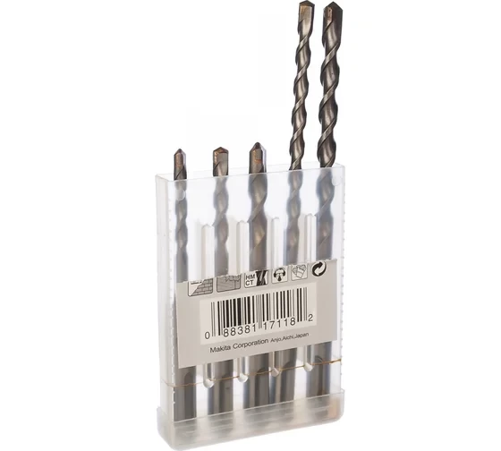 Набор буров SDS-plus 5 шт. Makita D-00795