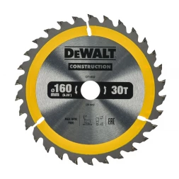 Диск пильный по дереву DEWALT CONSTRUCTION DT1932, 160х20х1.5 мм