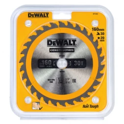 Диск пильный по дереву DEWALT CONSTRUCTION DT1932, 160х20х1.5 мм