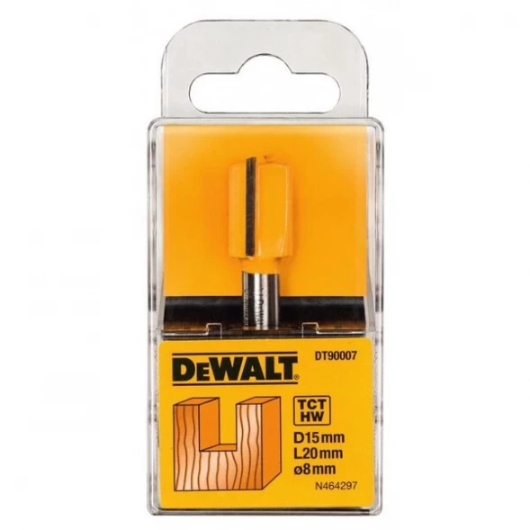 Фреза пазовая DEWALT DT90007, 15х52х20 мм 