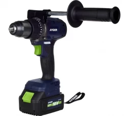 Шуруповерт аккумуляторный бесщеточный AYGER AP18BL4 с двумя аккумуляторами 4Ah 