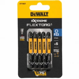 Биты ударные DEWALT DT7392T PZ3, 57 мм, HEX, 5 шт. 