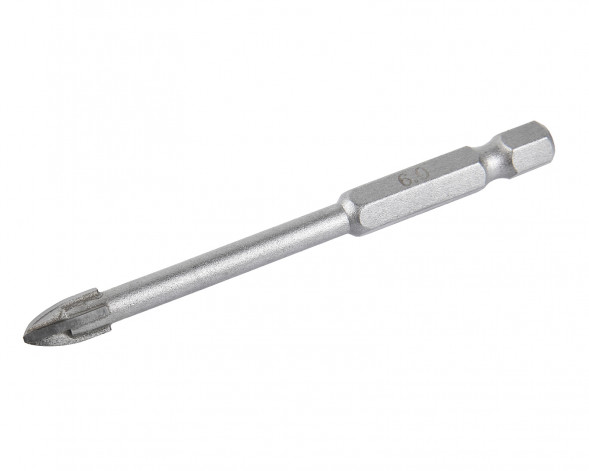 Сверло по стеклу, кафелю (6х75 мм) ELITECH 1820.104900