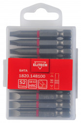 Бита SL6, 50 мм, 10 шт Elitech 1820.148100