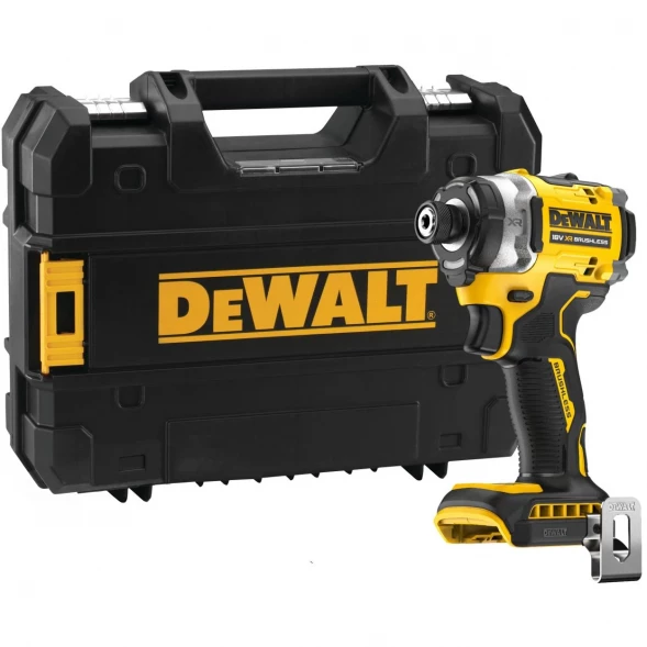  Шуруповерт аккумуляторный DEWALT DCF860NT, 18 В, 282 Нм, 4500 уд/мин, без АКБ и ЗУ, в кейсе TSTAK (DCF860NT-XJ)