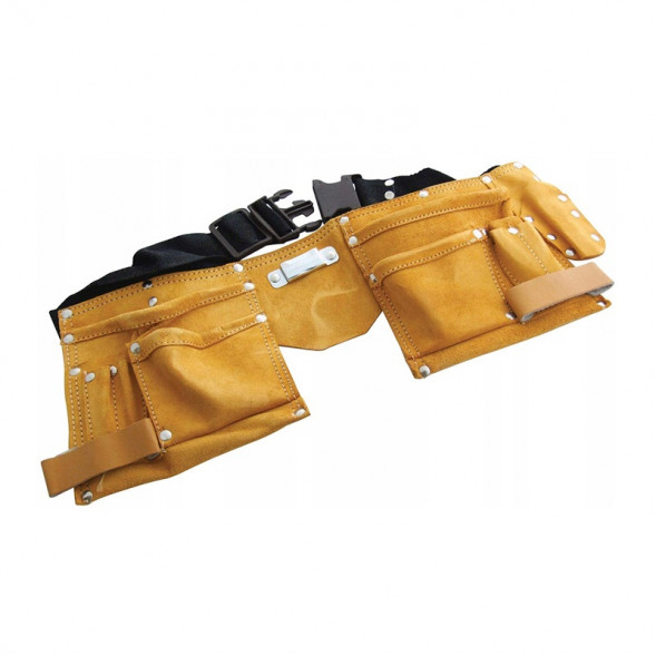 Пояс для инструмента Biber 96261 8 карманов, 2 скобы