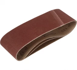 Лента шлифовальная на тканевой основе (3 шт; 75х457 мм; P120) Elitech 1110.005800