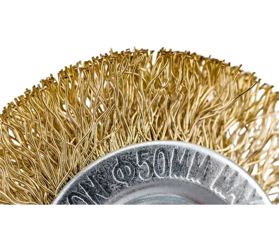 Щетка плоская для дрели (50 мм; волнистая 0.35 мм) Elitech 1820.076500